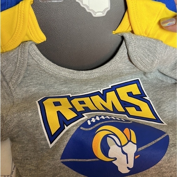 BABY Bundle 3-Pack Creepers Set & Detriot Tigers Onesie 3-6 mo NFL MLB Baby NWT - Picture 11 of 13